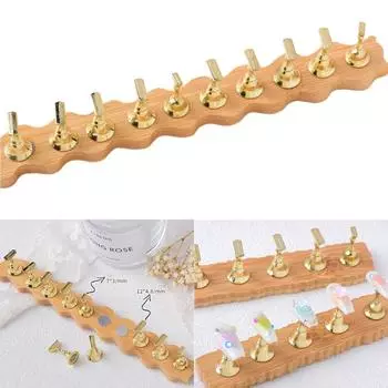 Подставка для практики маникюра с магнитным основанием, подставка для дизайна ногтей, держатели для ногтей, подставка для практики маникюра, маникюрный инструмент для накладных ногтей 2