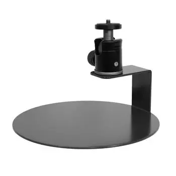 Подставка для проектора, потолочная проекция, небольшой штатив, легкая настольная вращающаяся дюймовая винтовая подставка для проектора на 360° (Темно-серый) 1/4 ПСМ-C190DG темно-серого