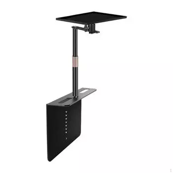 Подставка для проектора с регулируемой высотой и металлическим подносом, держатель кронштейна для железного крепления Small Tripod Head