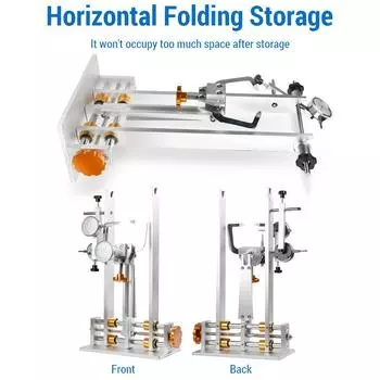 Подставка для проверки велосипедных колес. Инструмент для ремонта выравнивания колес велосипеда с циферблатным индикатором для быстрого освобождения и синий