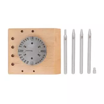Подставка для пружины балансировочного колеса часов, профессиональный держатель балансировочного колеса часов, набор для пробивания отверстий