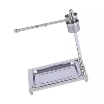 Подставка для птиц для использования на рабочем столе с 2 съемными кормушками для попугаев и волнистых попугайчиков 30cmx22cmx36cm