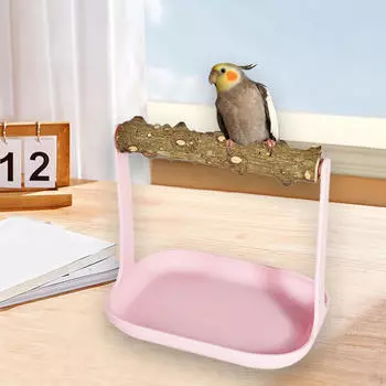Подставка для птиц Настольная площадка для гимнастики Жердочка Игровая площадка для корелл Ара rectangle base A