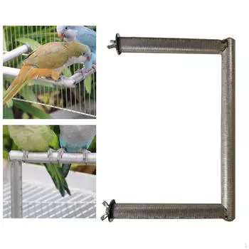 Подставка для птичьего попугая, подставка из нержавеющей стали, игровые площадки на платформе для кореллы ара Style A