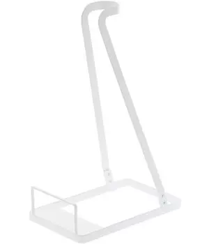 Подставка для пылесоса Yamazaki Jitsugyo Stick Cleaner Stand, белая, Ш15 x Г24 x В38 см. Подставка для беспроводного пылесоса, подставка для пылесоса 3275, прибл.