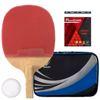 Подставка для ракетки для настольного тенниса Nittaku, новая, для набора мячей для настольного тенниса в японском стиле, для студентов, начинающих, ручка, острая, резина/резиновая паста/сторона