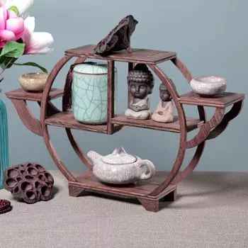 Подставка для растений из дерева в деревенском стиле для декора дома и офиса Style A