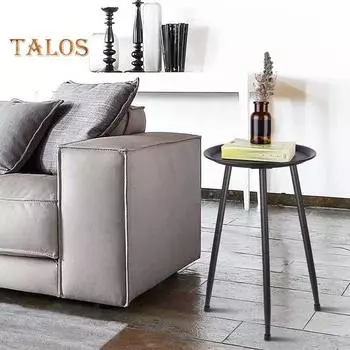 Подставка для растений в помещении и на открытом воздухе, держатель для цветочного горшка, высокая стабильность, нержавеющая, прочная, несущая съемная подставка для растений, стеллаж для хранения чёрный