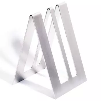 Подставка для разделочной доски от Japanese Iron MagoroLabo из нержавеющей стали, тонкая, стильная, 2 шт., TETUTO [Сделано вручную] ML-084A серебряный