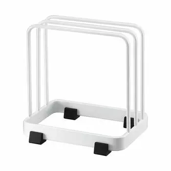 Подставка для разделочной доски Yamazaki Jitsugyo 7135, цвет белый, приблизительный. W12 x D8.5 x H12cm Tower Подставка для разделочной доски для хранения на кухне