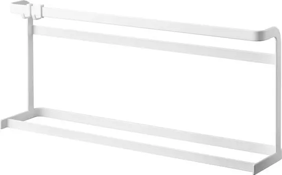 Подставка для разделочной доски Yamazaki Jitsugyo Kitchen, белая, Ш45 x Г11 x В21 см, кухонные принадлежности, все вместе, с зазором для хранения, 5688 и прибл.