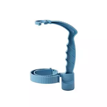 Подставка для ручек бутылок с напитками, регулируемая подставка для хранения ручек для розлива напитков, многоцелевая подставка для ручек канистр с маслом с крышкой One Size синий