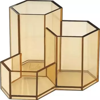 Подставка для ручек Hexa (Дымчато-коричневый)