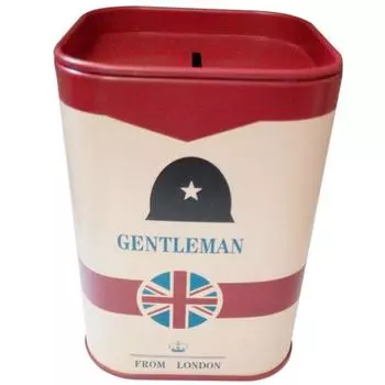 Подставка для ручек Iron Art, симпатичная, без запаха, детская коробка для хранения, квадратная, жестяная, копилка, детский подарок Red-Rice Flag