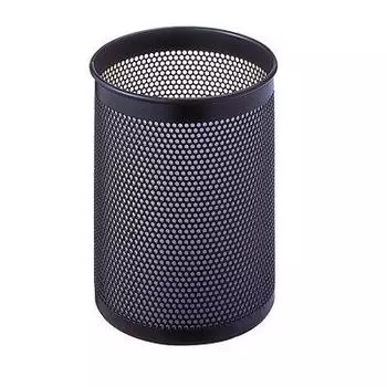 Подставка для ручек Nakabayashi Punching Metal, круглая, черная (Держатель ручки)