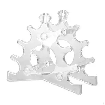 Подставка для ручек, органайзер для кистей для макияжа, прозрачная, подставка для бровей