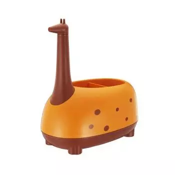 Подставка для ручек в форме жирафа Детская Взрослая Многофункциональный настольный органайзер Большая вместимость Хранение Декоративный держатель для канцелярских принадлежностей S