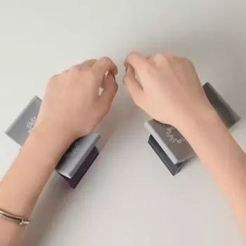 Подставка для рук для маникюра Моющаяся Изысканный узор Легко чистится Многоразовая опора для запястий Силиконовая противоскользящая чёрный