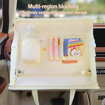 Подставка для рулевого колеса автомобиля Милая мультяшная сумка для спинки сиденья автомобиля Eat Work Автомобильный руль Кронштейн для обеденного стола Автомобильные аксессуары