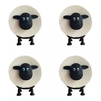 Подставка для рулонов бумаги в виде животных, подставка для хранения салфеток в виде милых овец из смолы, аксессуары для ванной комнаты