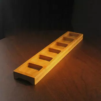 Подставка для рюмки, поднос для закусок, деревянная посуда для бара, суши, держатель для рулетов, стойка для