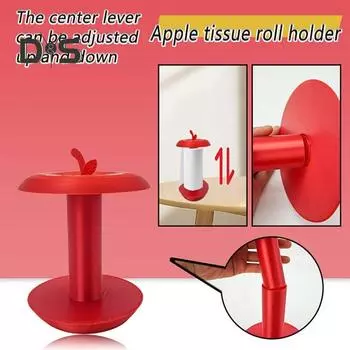 Подставка для салфеток, подставка для рулонов бумаги, украшение, высокая прочность, простота установки, держатель для бумажных полотенец на кухонной столешнице, аксессуары для декора кухни красный