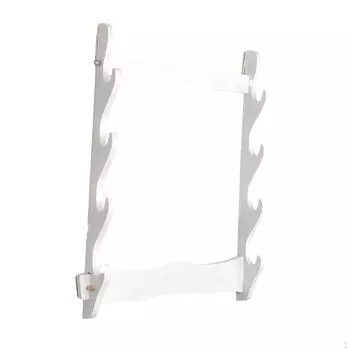 Подставка для самурайского меча, держатель для хранения флейты, деревянный, 4-слойный, настенный, элегантный танто для