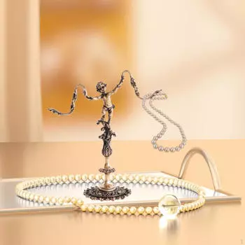 Подставка для сережек, экономящая место, кронштейн для вешалки ожерелья, подвесная стойка, органайзер для ювелирных изделий