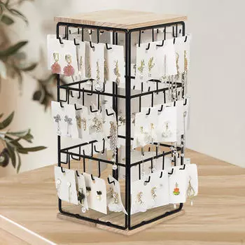 Подставка для сережек, держатель для ювелирных изделий, органайзер для браслетов Wood Color