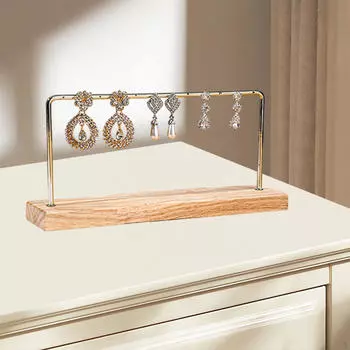 Подставка для сережек с основанием для организации ювелирных изделий Single Tier