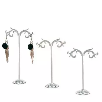 Подставка для сережек, витрина для ювелирных изделий, витрина для ювелирных изделий, модные аксессуары, прозрачная вешалка для сережек