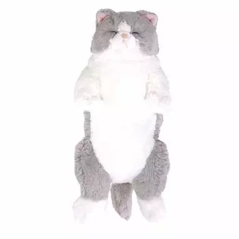 Подставка для серого кота Sun Lemon Knee 17,2 x 10,8 x 36,6 см, мягкая игрушка P-6462
