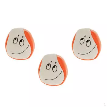 Подставка для шариков для жонглирования из искусственной кожи в запутанном виде для начинающих, набор игрушек из 3 штук