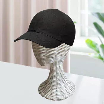 Подставка для шляп из плетеного ротанга, держатель манекена, многоцелевой, легкий, отдельно стоящий, домашний декор