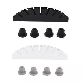 Подставка для шляпы для демонстрации бейсболок и органайзер веерообразный толстый акриловый держатель шляпы для 7 бейсбольных мячей Black