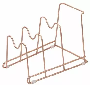 Подставка для сковородок Pearl Metal, 3 уровня, цвет золотой, ширина 310 x глубина 200 x высота 205 мм HB-5145