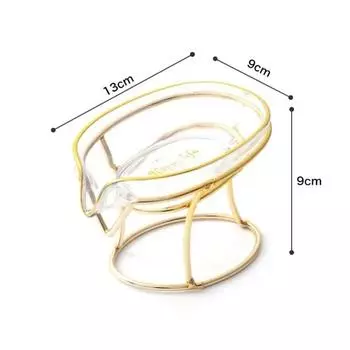 Подставка для слива мыла в ванной и на кухне в форме листа, неперфорированная мыльница с металлическим кронштейном, подставка для слива на столешницу раковины