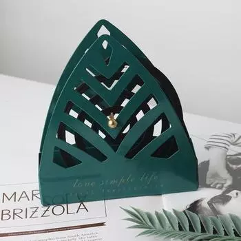 Подставка для спирали от комаров, полая, отдельно стоящая, прочная, современная, многоразовая, железная подставка для благовоний для ежедневного использования зелёный