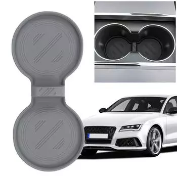 Подставка для стакана с водой, аксессуары для интерьера, центральный консольный органайзер, центральный пульт управления, ограничитель стакана с водой для Tesla New Model 3 2024 серый