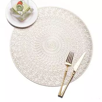 Подставка для столовых приборов Прочный полый дизайн Противоожоговые коврики Функциональный защитный коврик для стола для домашней кухни бронзовый/кофейный