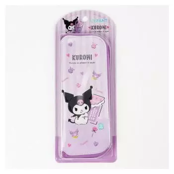 Подставка для столовых приборов Sanrio Kuromi Mono на молнии, 1 шт., популярная корейская посуда