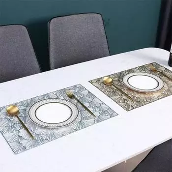 Подставка для столовых приборов, термостойкий защитный коврик для обеденного стола, полый дизайн, коврик для стола для украшения дома, кухни