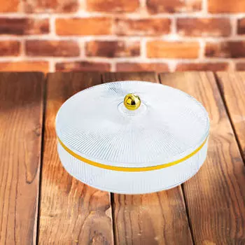 Подставка для сухофруктов, лоток, контейнер для хранения продуктов, креативная закуска с крышкой, гайка для закусок transparent