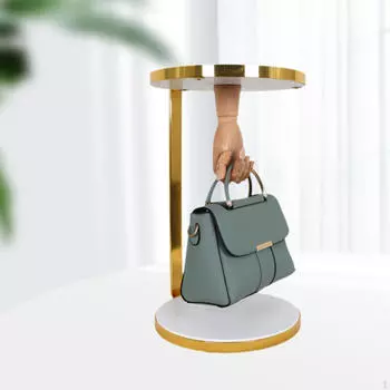 Подставка для сумок, настольная сумка с металлическим держателем для деревянного крючка