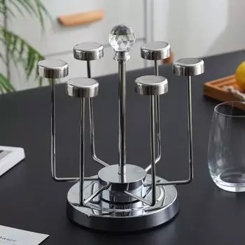 Подставка для сушки 6 чашек, держатель для кофейных чашек, подставка для сушки стеклянных чашек, чайные чашки