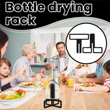 Подставка для сушки бутылок для напитков, бутылок для молока, бутылок для воды, настольная сушка, подставка для сушки бутылок для воды от падения One Size