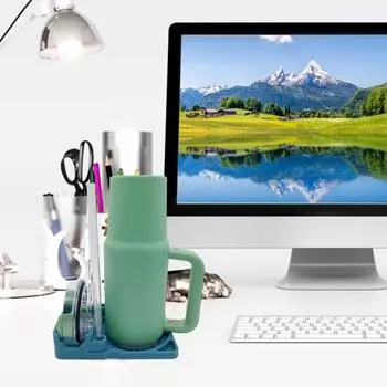 Подставка для сушки бутылок, пищевая, быстросохнущая, многоразовая, легко моется, не царапается, силиконовая подставка для сушки бутылок для Stanley