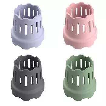 Подставка для сушки бутылок с водой, силиконовая сушилка для чашек, быстросохнущая подставка для бутылок, сушилка с двойной головкой для студентов, офисного персонала розовый