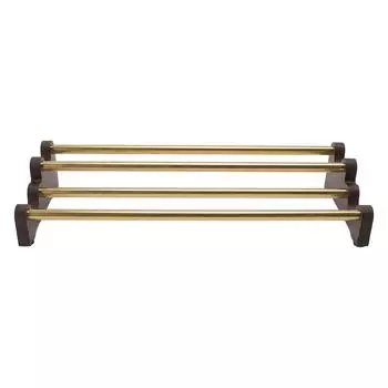 Подставка для сушки чашек из дерева, стойка из нержавеющей стали, настольная полка для хранения чашек и мисок для чая