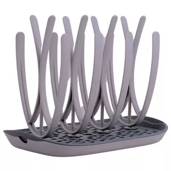 Подставка для сушки детских бутылочек Подставка для бутылочек 20 x 22 x 33 см Детская бутылочка Кружка Соска 8 Сухая Одновременно Бежевый Темно-синий 102790 [Оригинальный продукт] MOTHER-K тёмно-синий